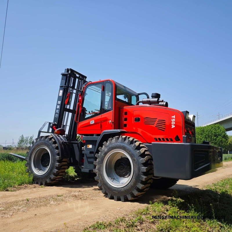 rough terrain forklift for construction