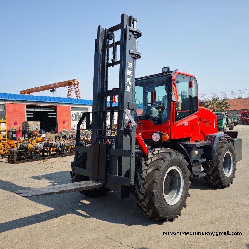 rough terrain forklift for construction