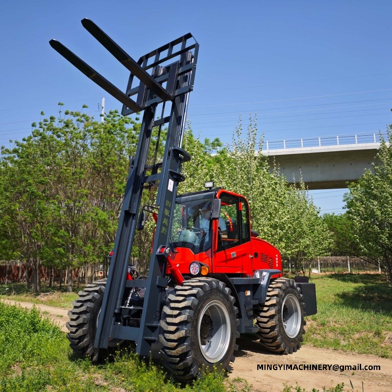 rough terrain forklift for construction