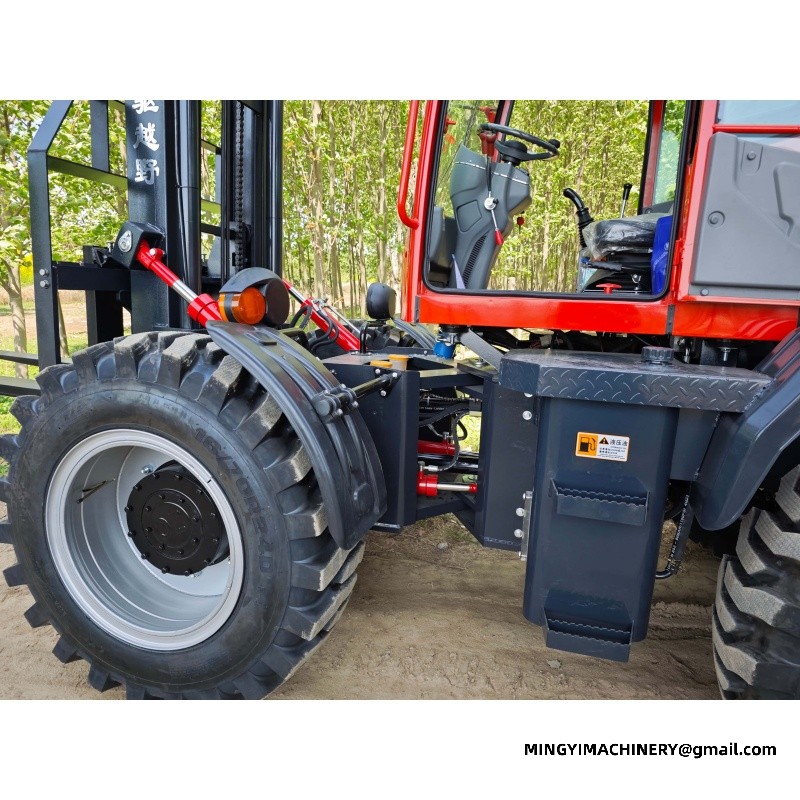 rough terrain forklift for construction