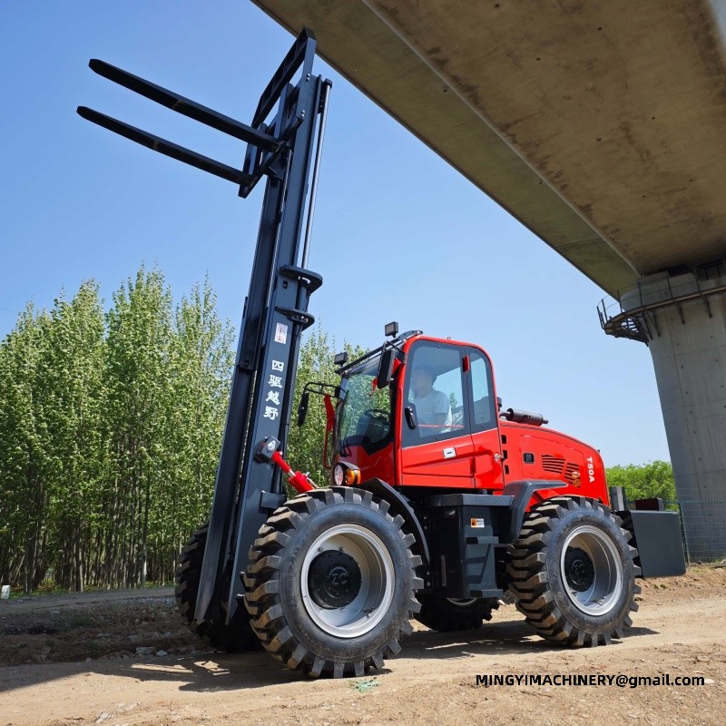 rough terrain forklift for construction