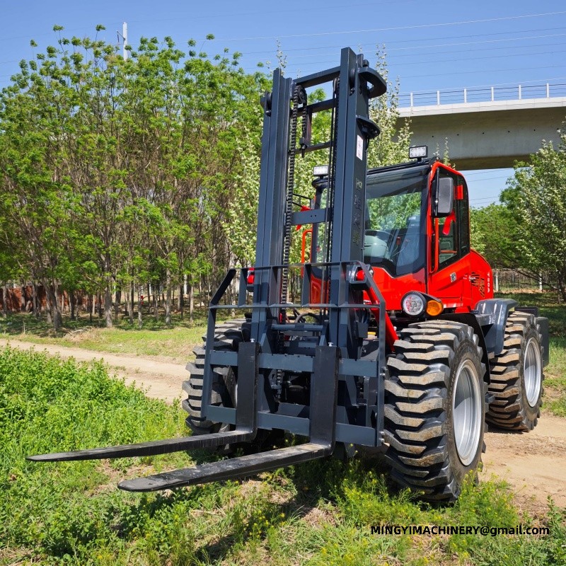 4wd forklift for lumber yard