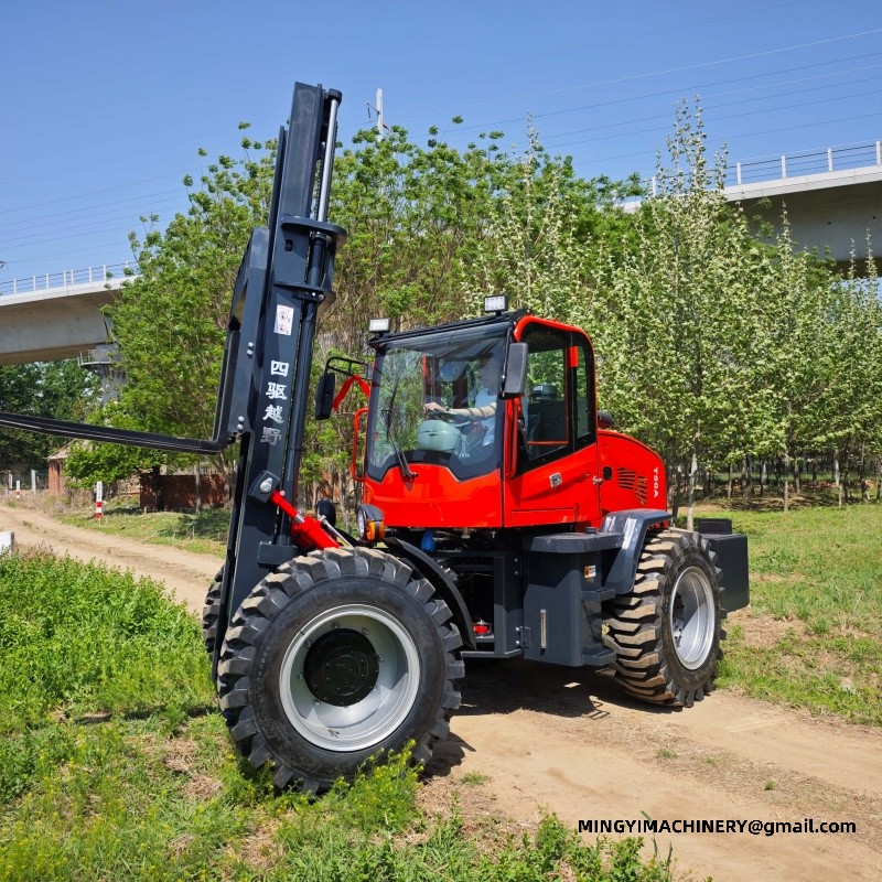 4wd forklift for lumber yard