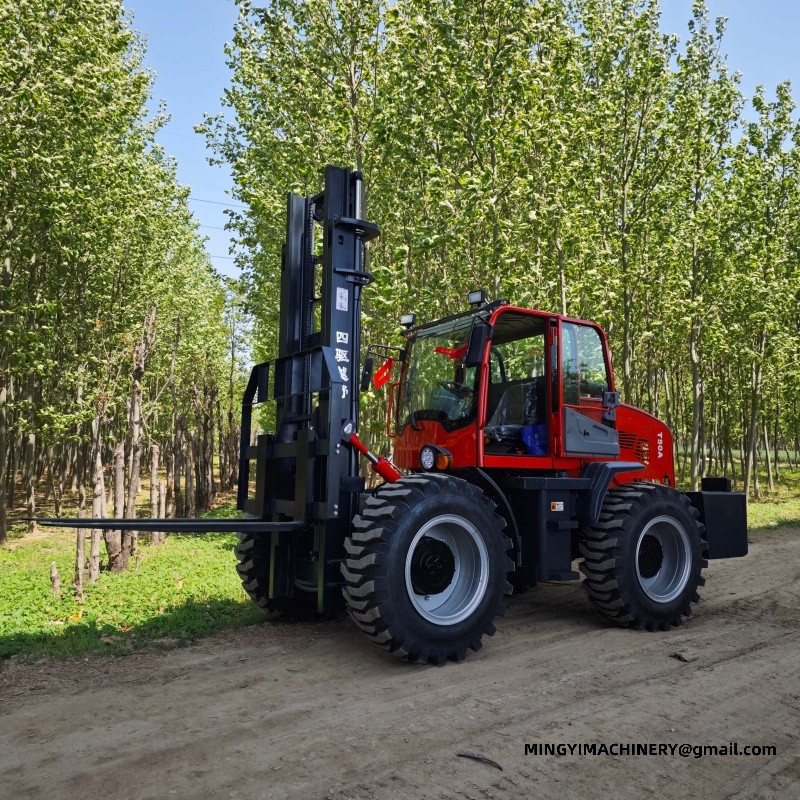 4wd forklift for lumber yard