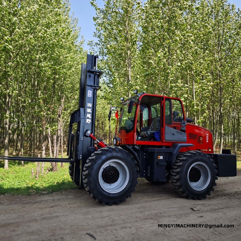 4wd forklift for lumber yard