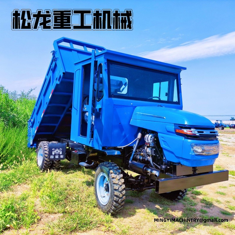4x4 dumper with log grapple