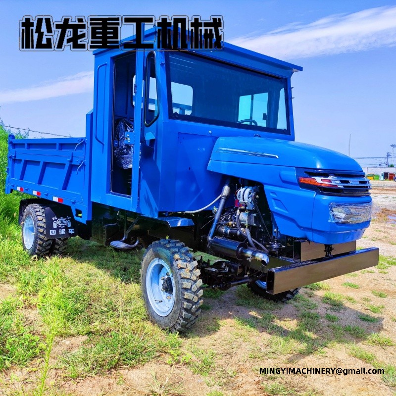 4x4 dumper with log grapple
