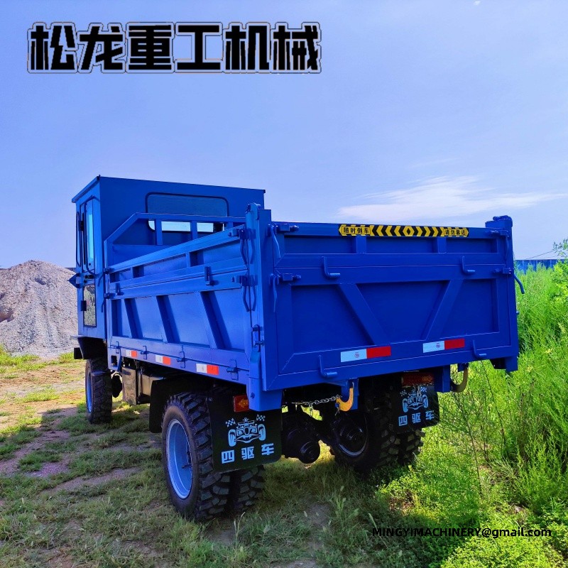 4x4 dumper with log grapple