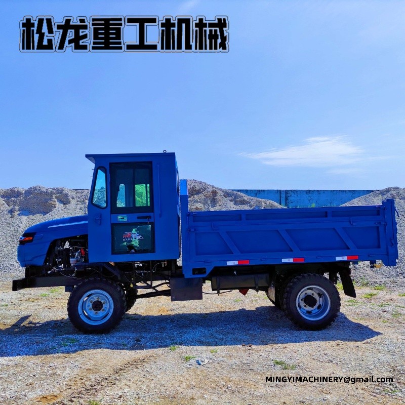4x4 dumper with log grapple