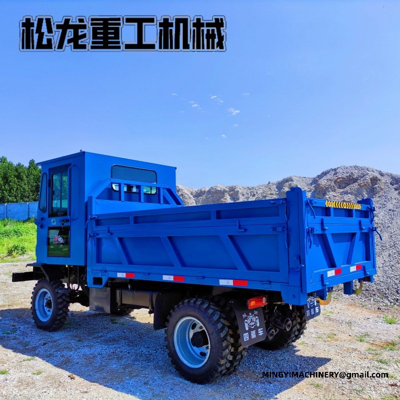 4x4 dumper with log grapple