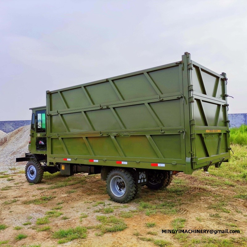 4x4 dumper with log grapple