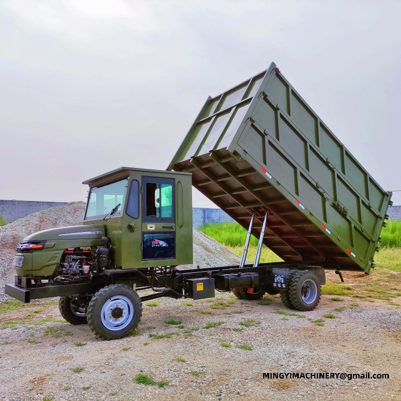 4x4 dumper with log grapple