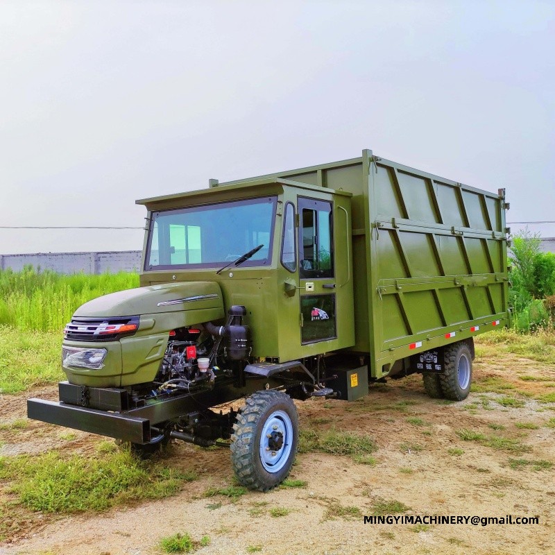 4x4 dumper with log grapple