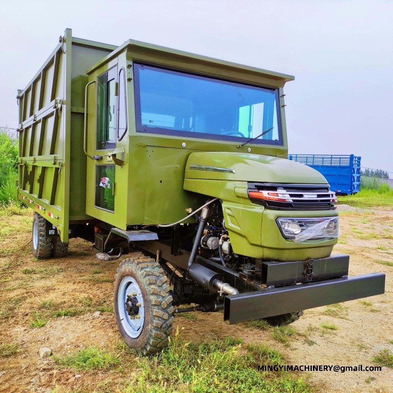 4x4 dumper with log grapple