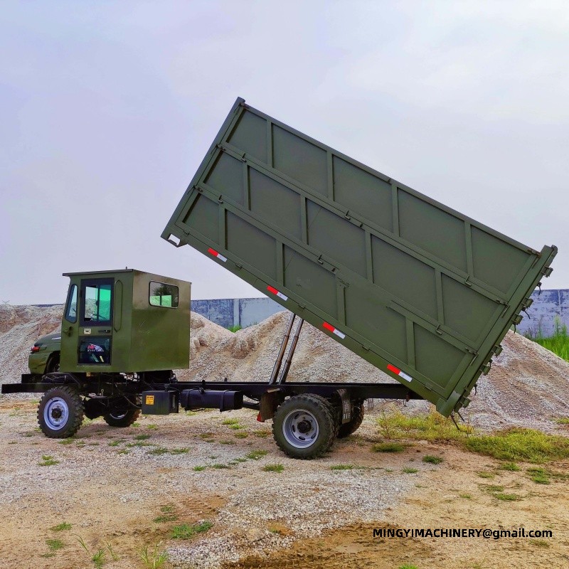 4x4 dumper with log grapple
