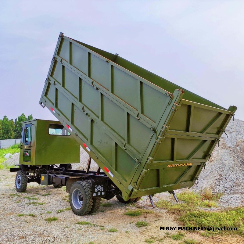 4x4 dumper with log grapple