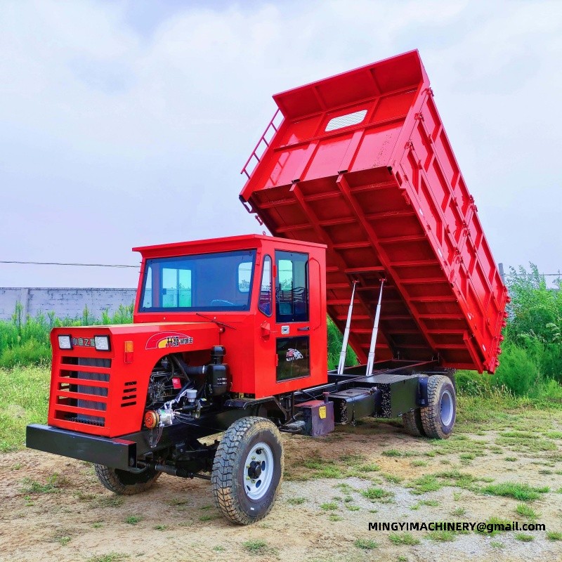 small 4WD waste dumper