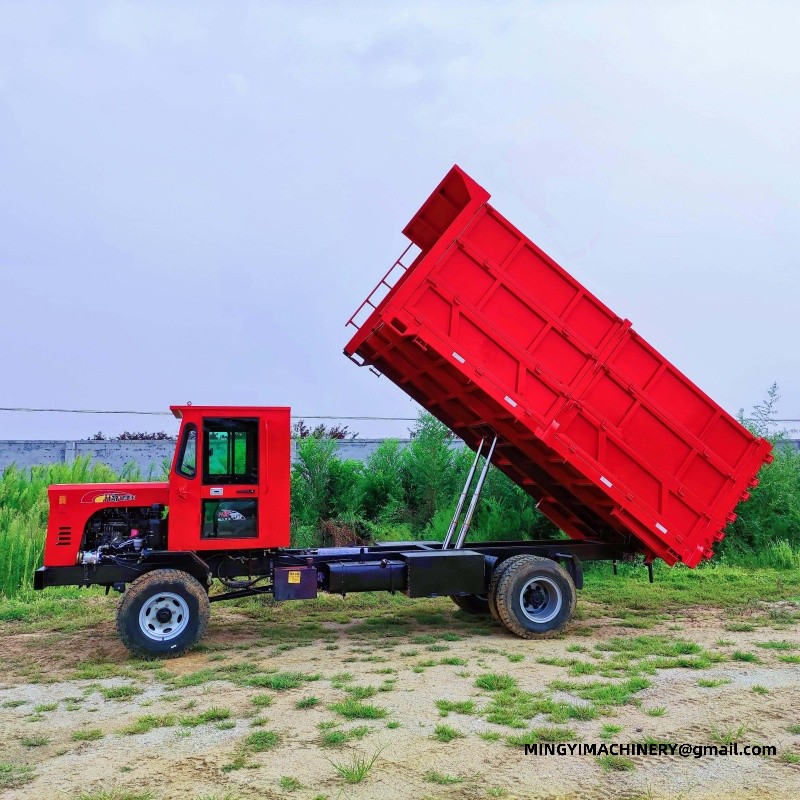small 4WD waste dumper