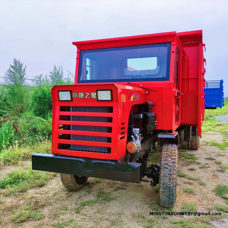 small 4WD waste dumper