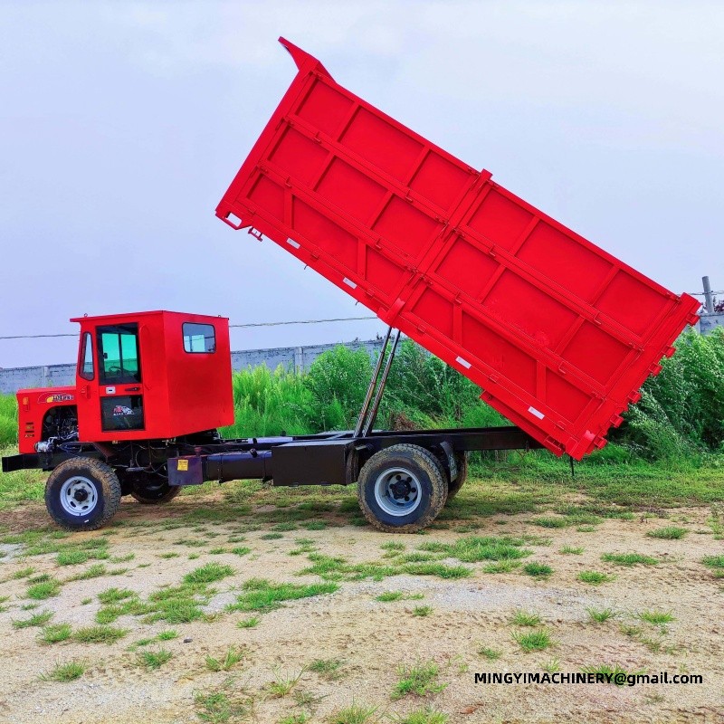 small 4WD waste dumper