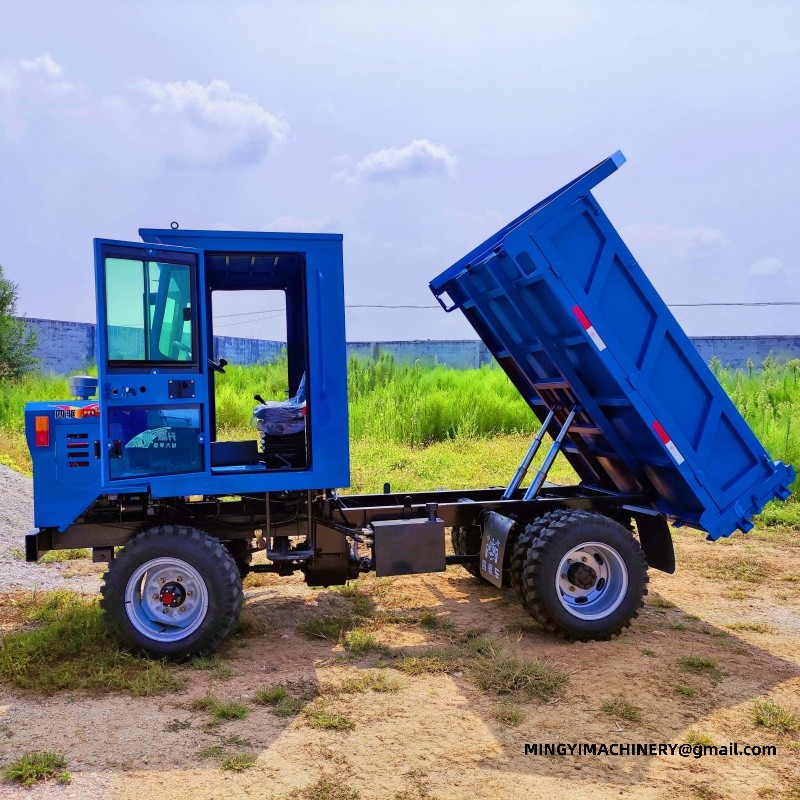 heavy duty 4WD site dumper for construction
