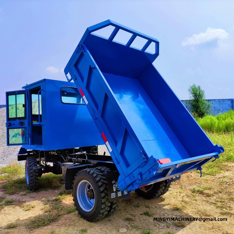 heavy duty 4WD site dumper for construction