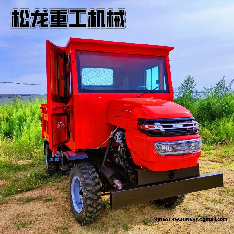 4x4 off road dumper working on site