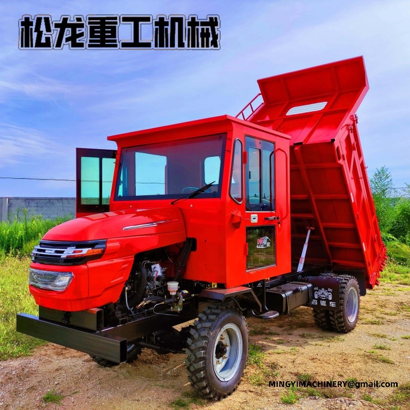 4x4 off road dumper working on site
