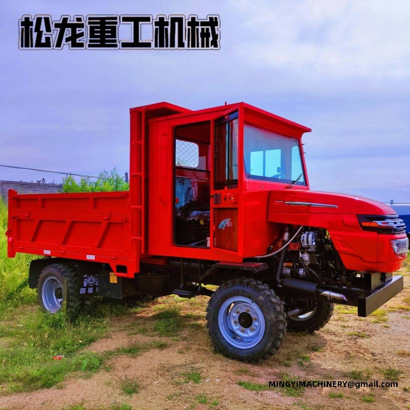 4x4 off road dumper working on site