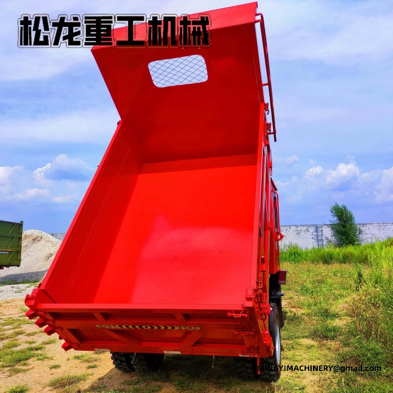 4WD site dumper climbing slope