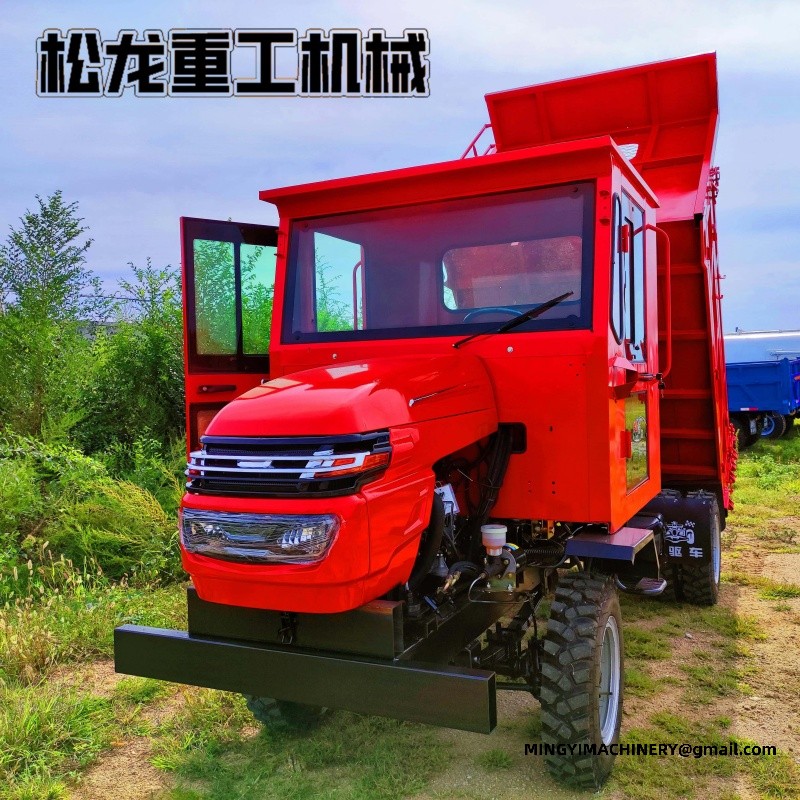 4WD site dumper climbing slope