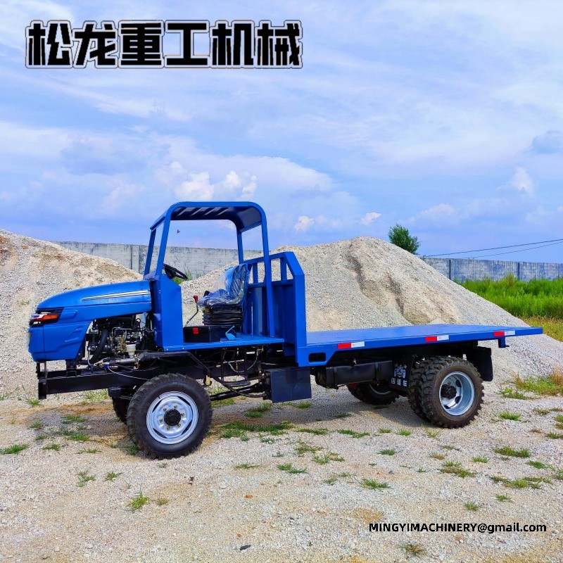 off road cargo transporter muddy road