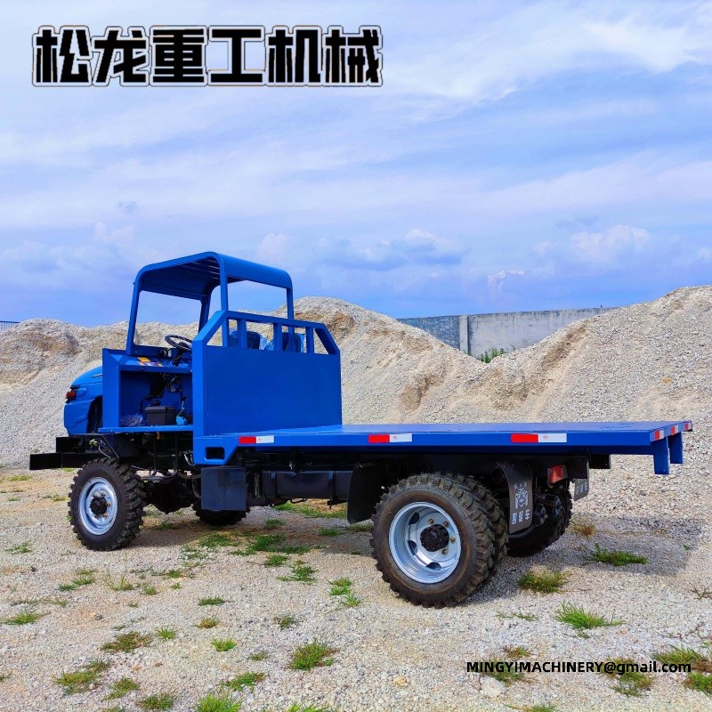 off road cargo transporter muddy road