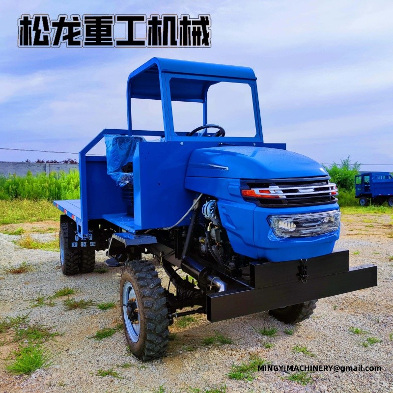 off road cargo transporter muddy road