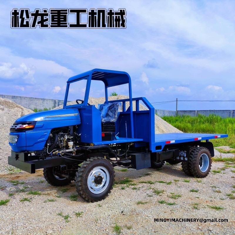 off road cargo transporter muddy road