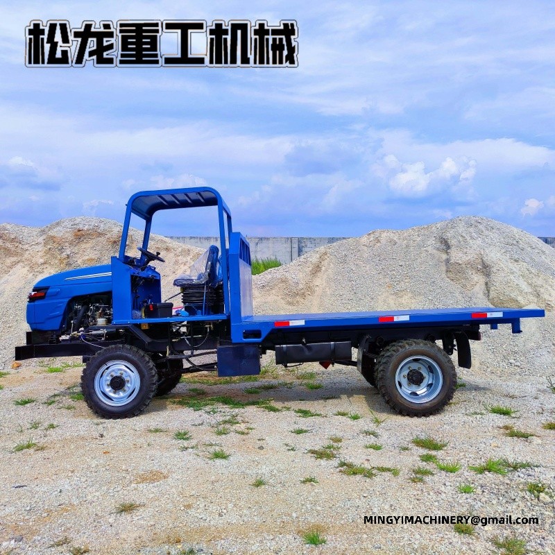 off road cargo transporter muddy road