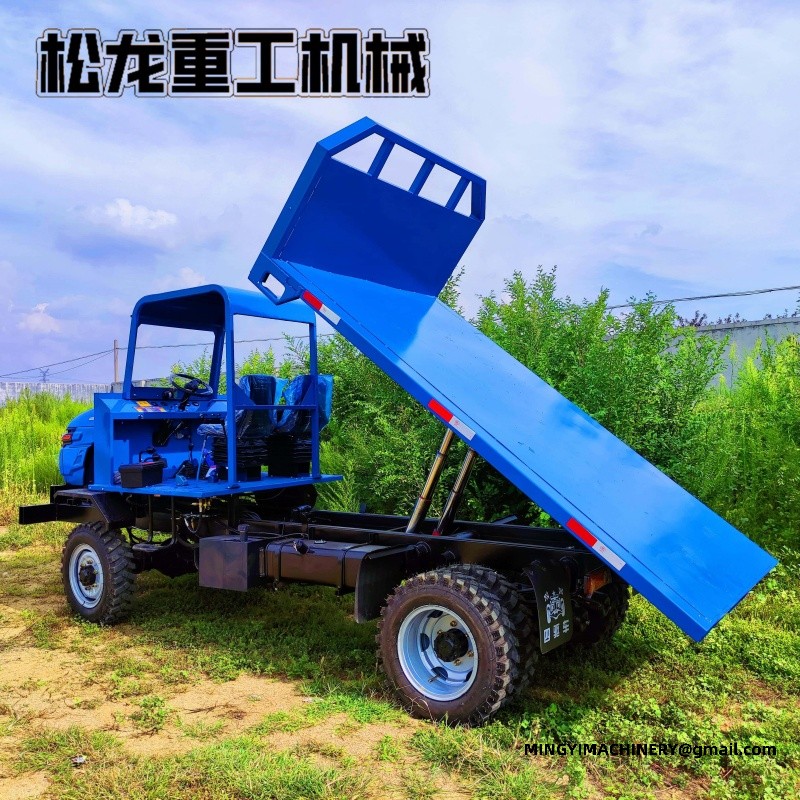 construction dumper hydraulic tipping