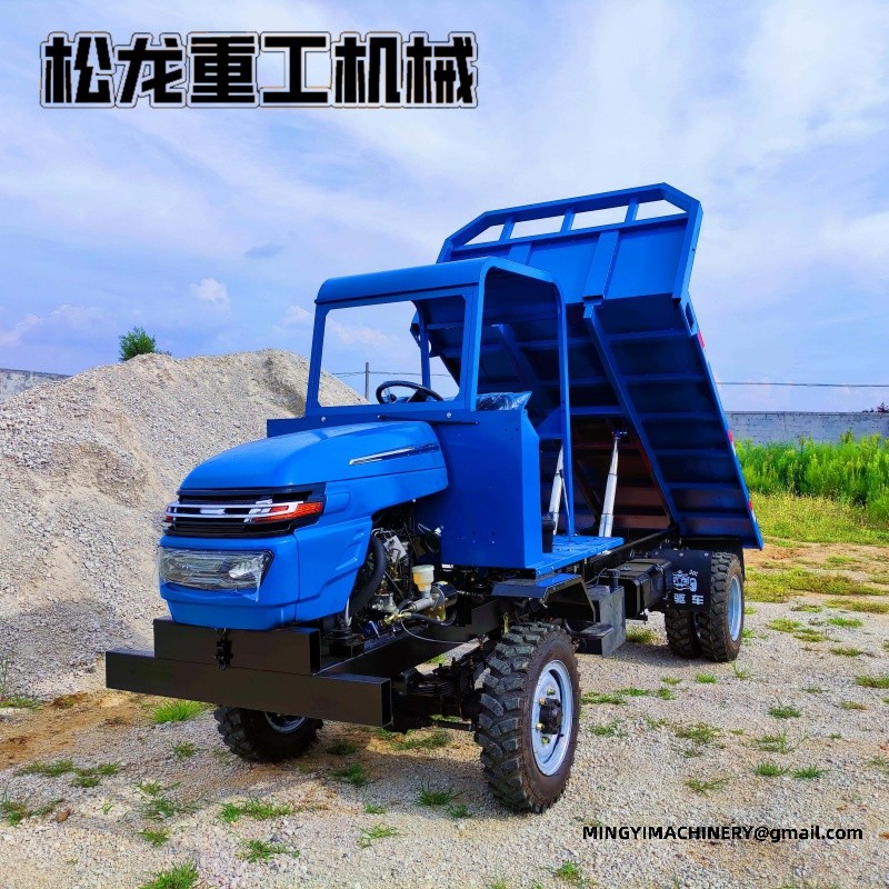 construction dumper hydraulic tipping