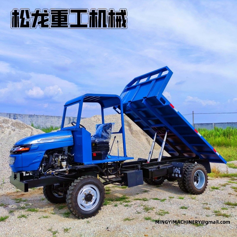 construction dumper hydraulic tipping