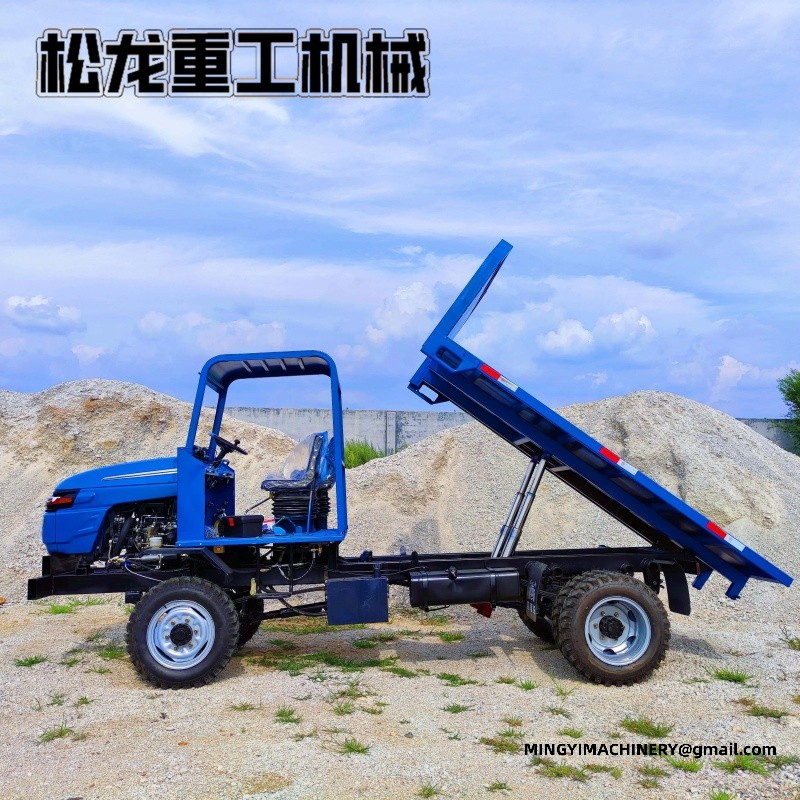 construction dumper hydraulic tipping