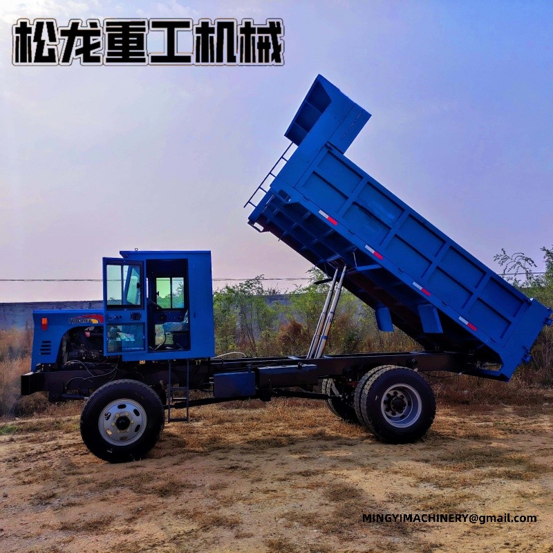 4x4 dumper with log grapple