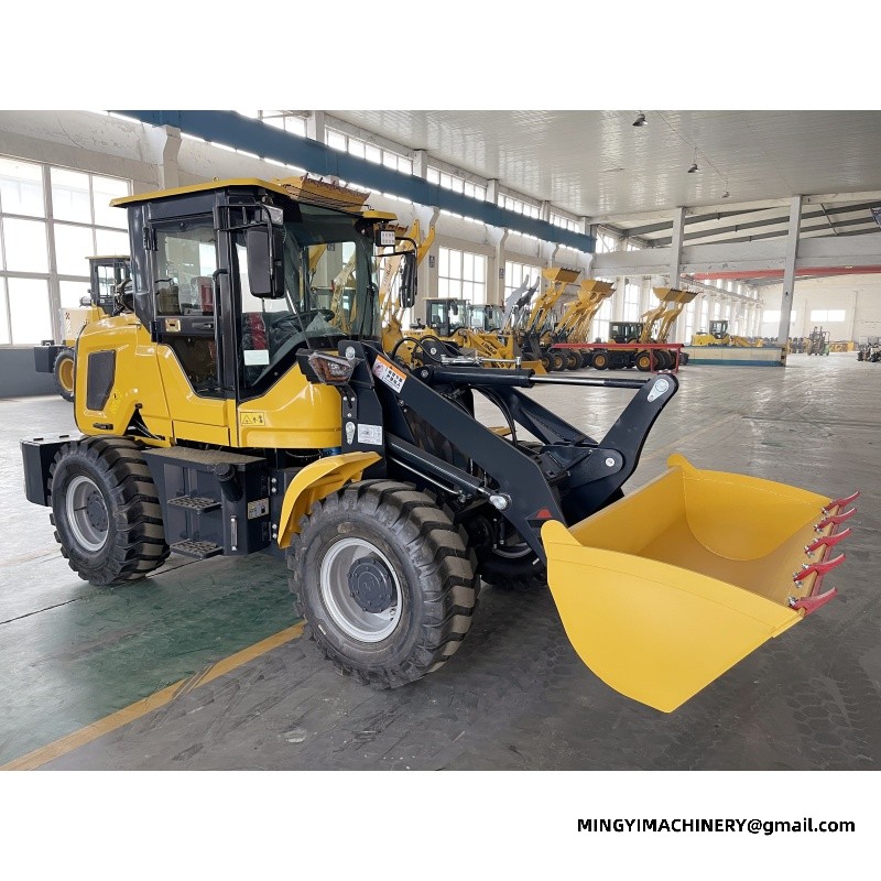 wheel loader for construction site