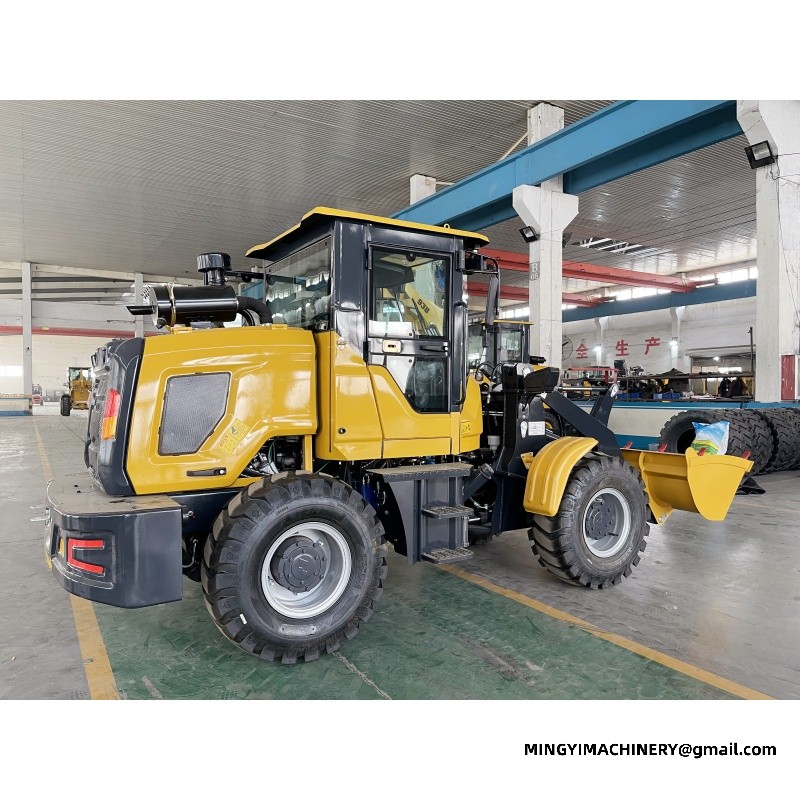 wheel loader for construction site