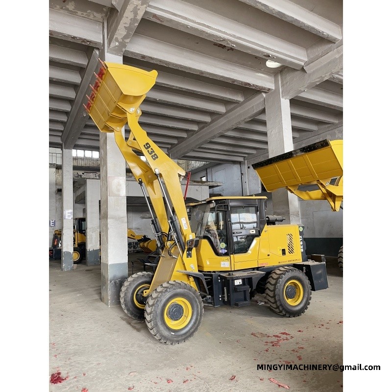 wheel loader for material handling