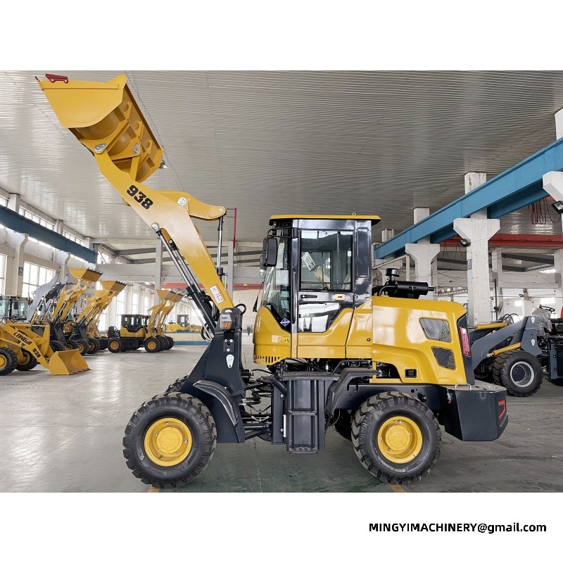 wheel loader for aggregate yard