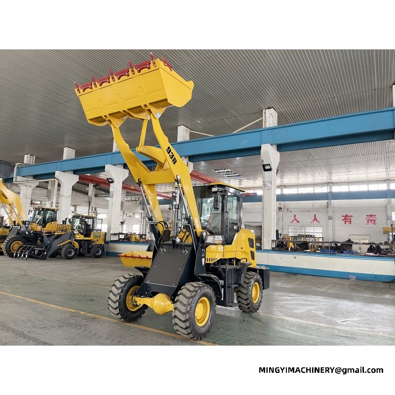 wheel loader for aggregate yard