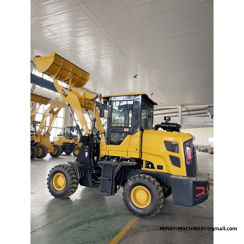 wheel loader for aggregate yard