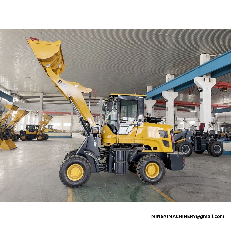 wheel loader for aggregate yard