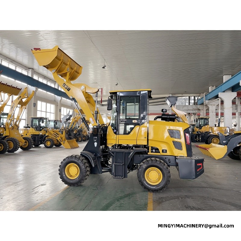 wheel loader for aggregate yard