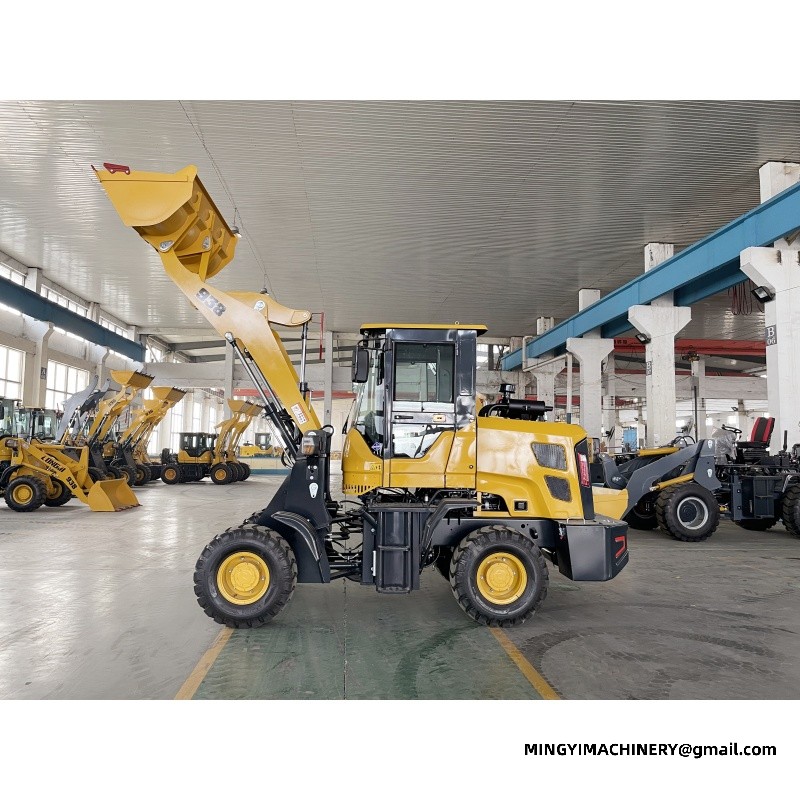 wheel loader for aggregate yard